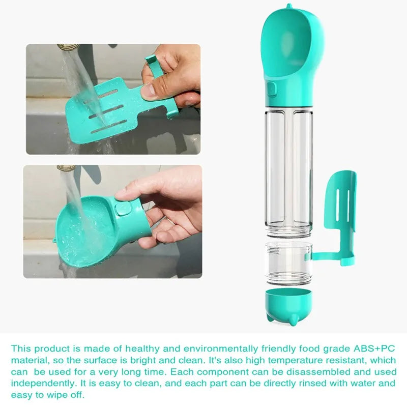 4-in-1 Portable Dog Water Bottle ™