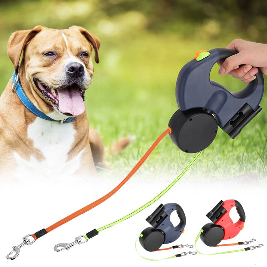 360° Dual Retractable Dog Leash™