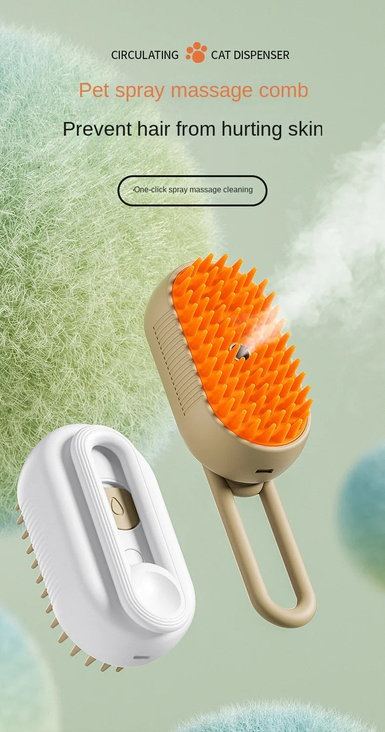 Steam brush for cats and dogs™